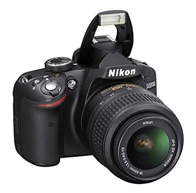 Nikon デジタル一眼レフカメラ D3200 レンズキット AF-S DX NIKKOR 18-55mm f/3.5-5.6G VR付属 ブラック D3200LKBK