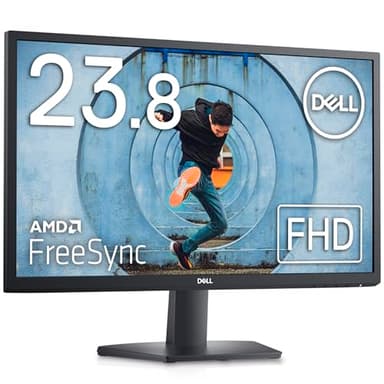 【Amazon.co.jp限定】Dell SE2422H 23.8インチ モニター ディスプレイ (3年間交換保証/FHD/VA 非光沢/HDMI D-Sub15ピン/傾き調整/AMD FreeSync)